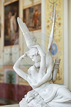 Sculpture Cupid and Psyche Hermitage photo