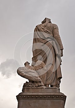 Sculpture Dante Alighieri photo