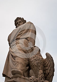 Sculpture Dante Alighieri photo