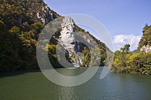 Sculpture of Decebal on the Danube