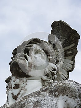 Sculpture of the dying achilles in achilleion palace corfu