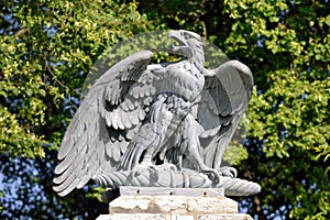 Sculpture of eagle