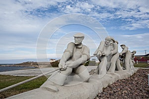 Sculpture of Fishermen