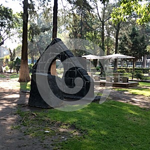 Sculpture in the forest