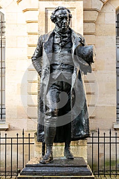 Sculpture of Francisco de Goya in Bordeaux, France