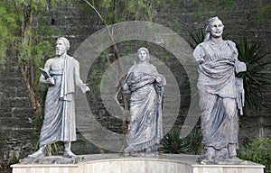 Sculpture in front of Bodrum Castle