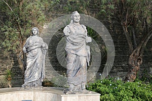 Sculpture in front of Bodrum Castle