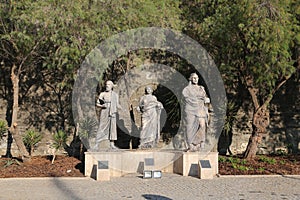 Sculpture in front of Bodrum Castle