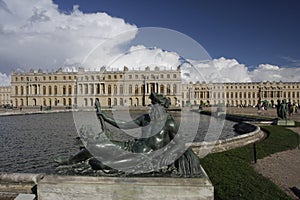 Sculpture in front of Versailles Palace