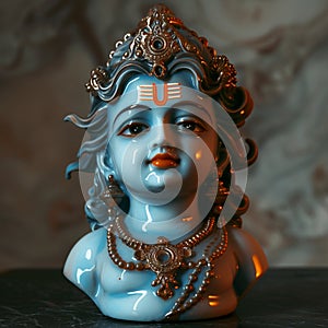 sculpture of hindu god cute krishna