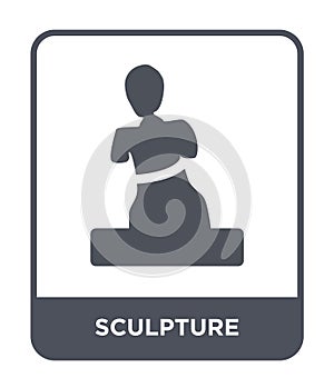 sculpture icon in trendy design style. sculpture icon isolated on white background. sculpture vector icon simple and modern flat
