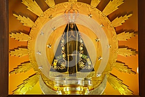 Sculpture of the image of Our Lady of Aparecida