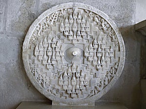 Sculpture inside the Jain temple - Ranakpur - India