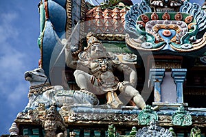 Sculpture at  Jambkeshwara Temple