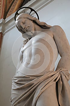 Sculpture of Jesus Christ in Basilica of Saint John Lateran