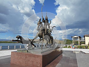 Sculpture in Kyzyl