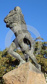 Sculpture of the lovers-Antequera-ANDALUSIA-SPAIN