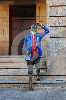 Sculpture Marques of Sargadelos in Ribadeo