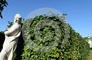 Sculpture in the Moscow estate `Kuskovo`, the former estate of counts Sheremetev