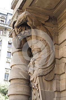 Sculpture Municipal Theatre Sao Paulo