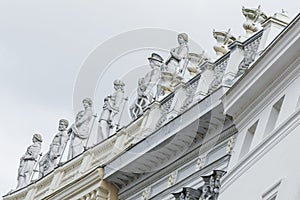 Sculpture of the Museum Behnhaus Draegerhaus in Luebeck in Germany