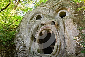 Sculpture of Orcus in Park of the Monsters photo