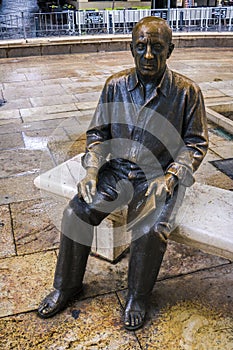 Sculpture of the Painter Pablo Picasso photo