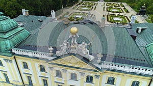 Sculpture Palac Branickich Bialystok Rzezba Baroque Palace Aerial View Poland