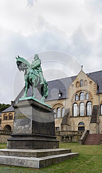 Sculpture about the palace of Goslar, Germany