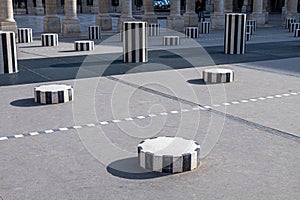 Sculpture at the Palais-Royal Palace, Paris, France