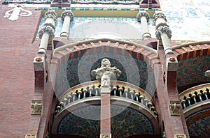 Sculpture at Palau de la MÃÂºsica Catalana photo