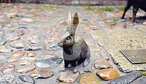 Sculpture of a rabbit