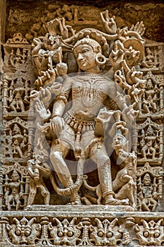 Rani Ki Vav constructed by Queen Udayamati wife of King Bhimdeva I A.D.1022~1063-Patan north Gujarat INDIA