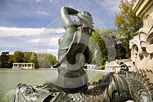 Sculpture, Retiro, Madrid photo