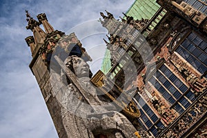 Sculpture of Roland, Bremen, Germany photo