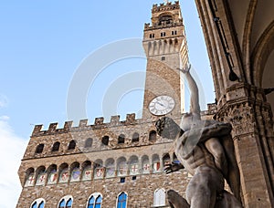 Sculpture of Sabine Women and Palazzo Vecchio