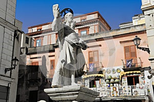 Sculpture of Saint Andrew in Amalfi
