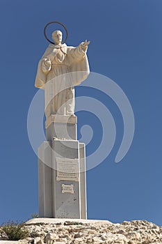 Sculpture of San Pascual in Orito