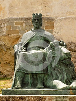 Sculpture of Sancho IV-TARIFA -Cadiz -Andalusia