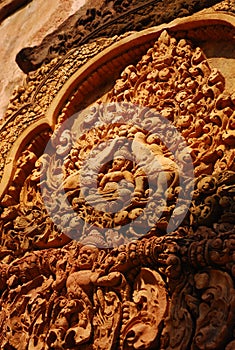 Sculpture sand stone , Siem Reap, Cambodia