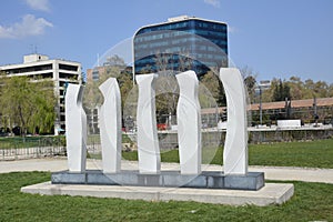 Sculpture in Santiago, chile