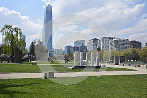 Sculpture in Santiago, chile