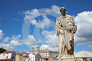 Sculpture of Sao Vicente St. Vincent of Saragossa, Lisbon