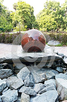 Sculpture at the Singapore Botanic Gardens