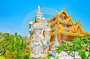 The sculpture of the Spirit in Mandalay, Myanmar