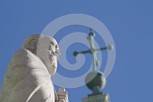 Sculpture of St. Paul in Hungrary.