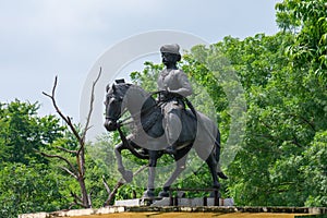 Sculpture or Statue of King Malhar Rao Holkar of Indore State