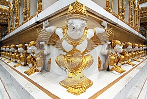 Sculpture on the temple wall