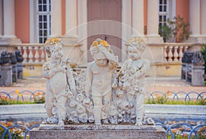 Sculpture of three angels