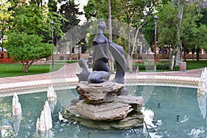 Sculpture of the Three Graces photo